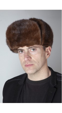 Skandinaviškos audinės rusiško modelio kepurė